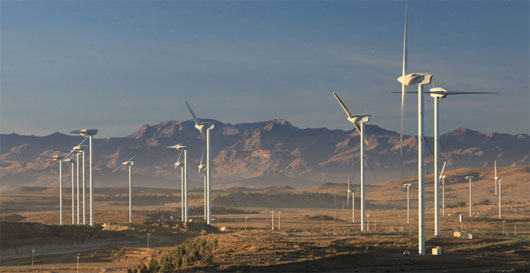 Cánh đồng tua bin gió ở Ethiopia gồm 84 tuabin công nghệ cao và có công suất 120MW Cánh đồng tua bin gió lớn nhất châu Phi